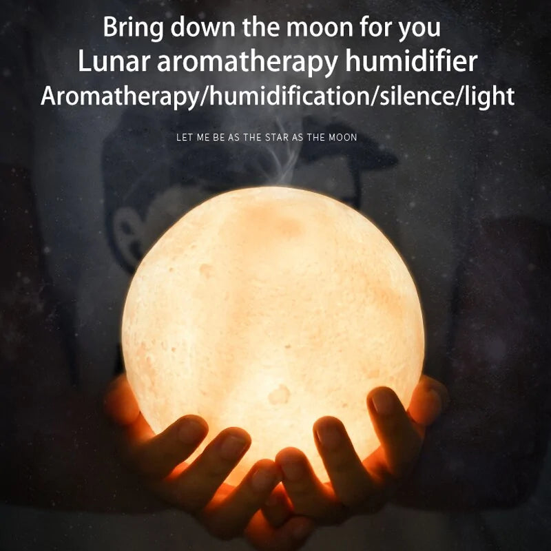 Moon Lamp Aroma Diffuser - 880ml USB