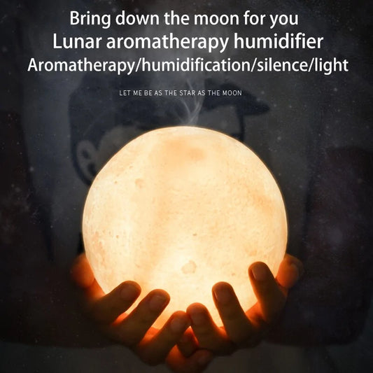 Moon Lamp Aroma Diffuser - 880ml USB