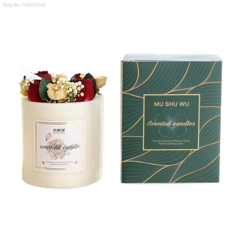 Dried Flowers Scented Candles