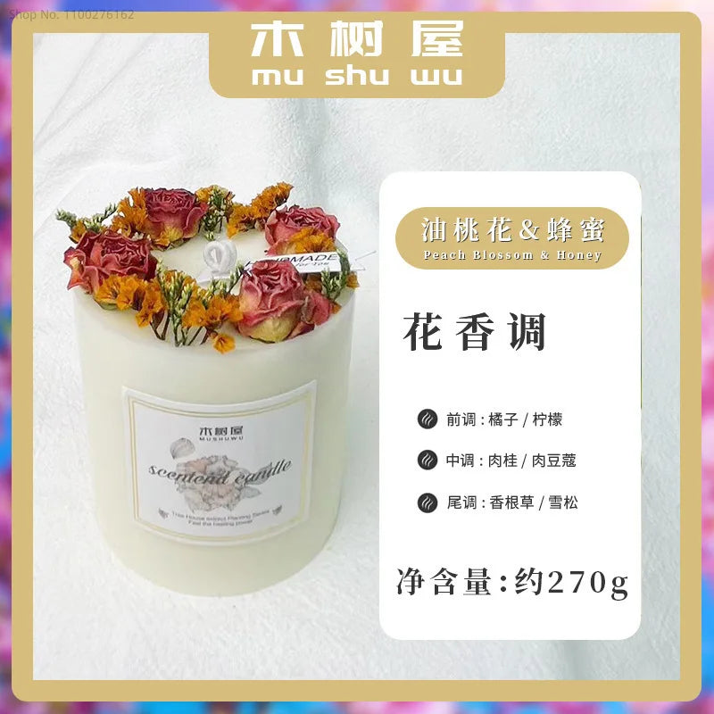 Dried Flowers Scented Candles