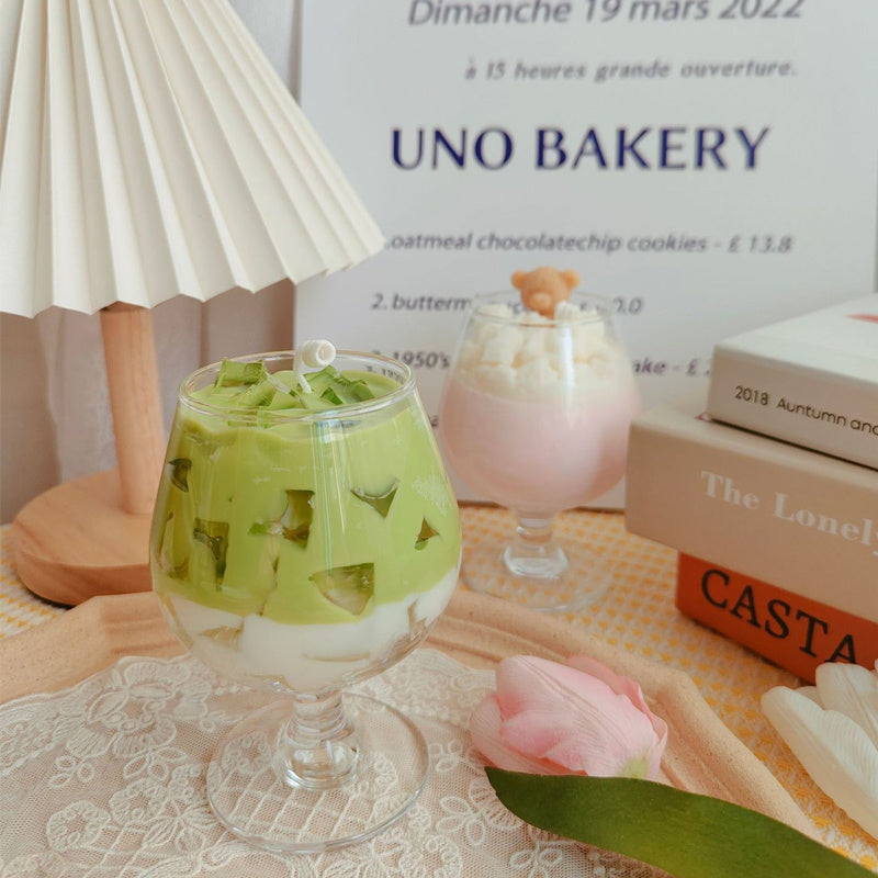 Aromatic Wine Glass Candles