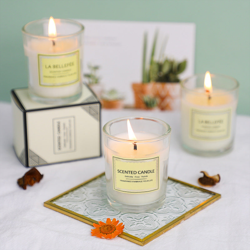 Small Glass Aromatherapy Candle