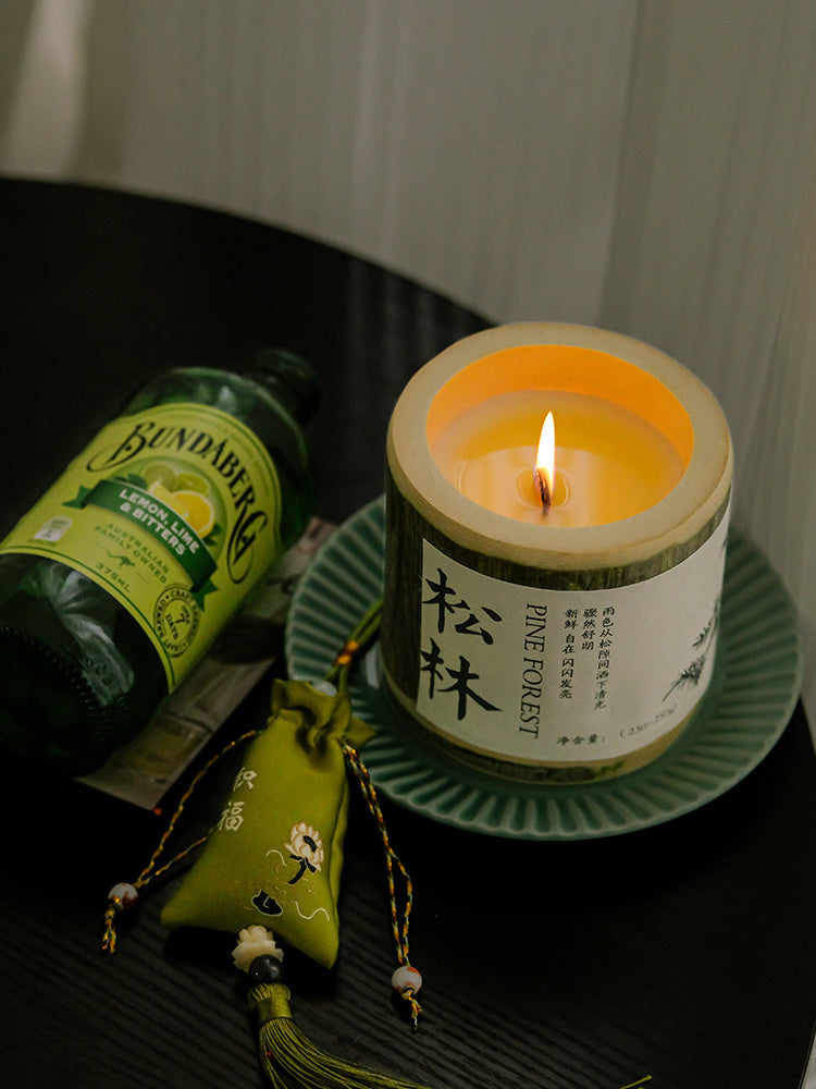 Bamboo Aromatherapy Candle - Various Fragrances
