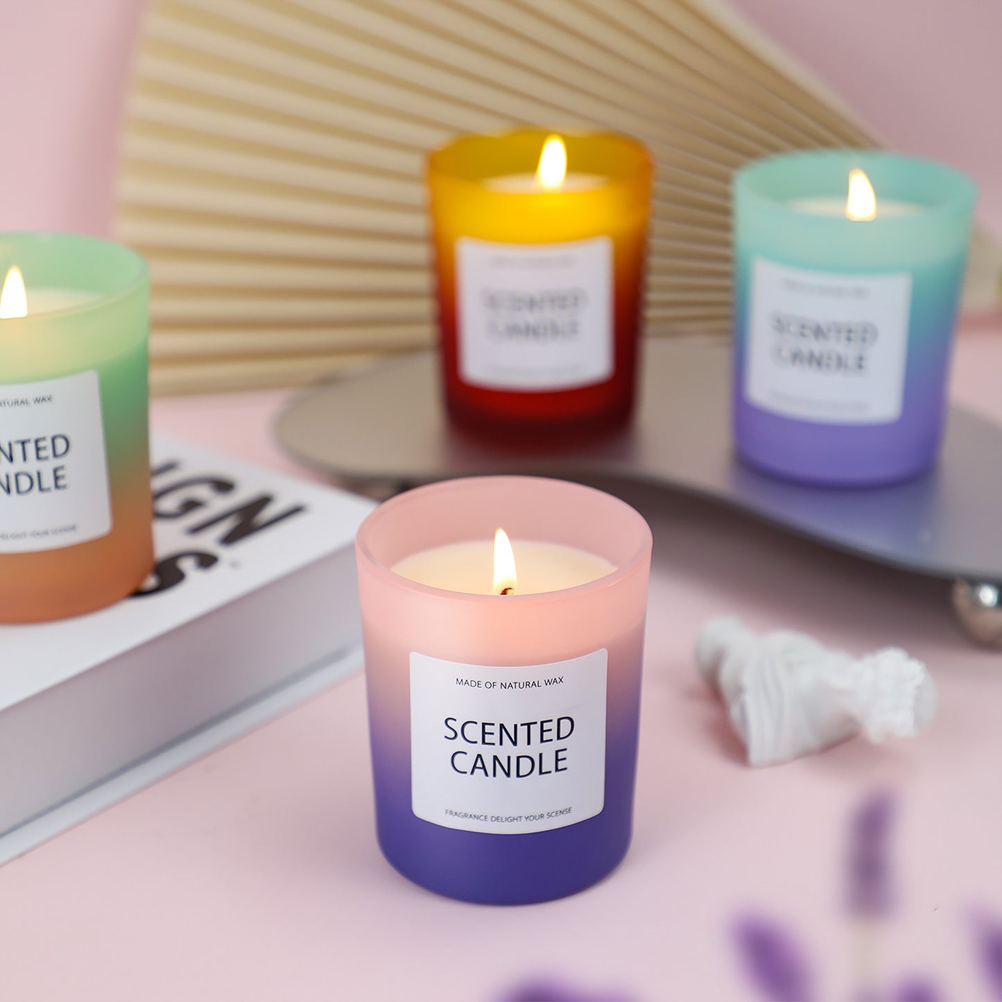 Smokeless Romantic Aromatherapy Candle - Gradient Cup - Various Scents