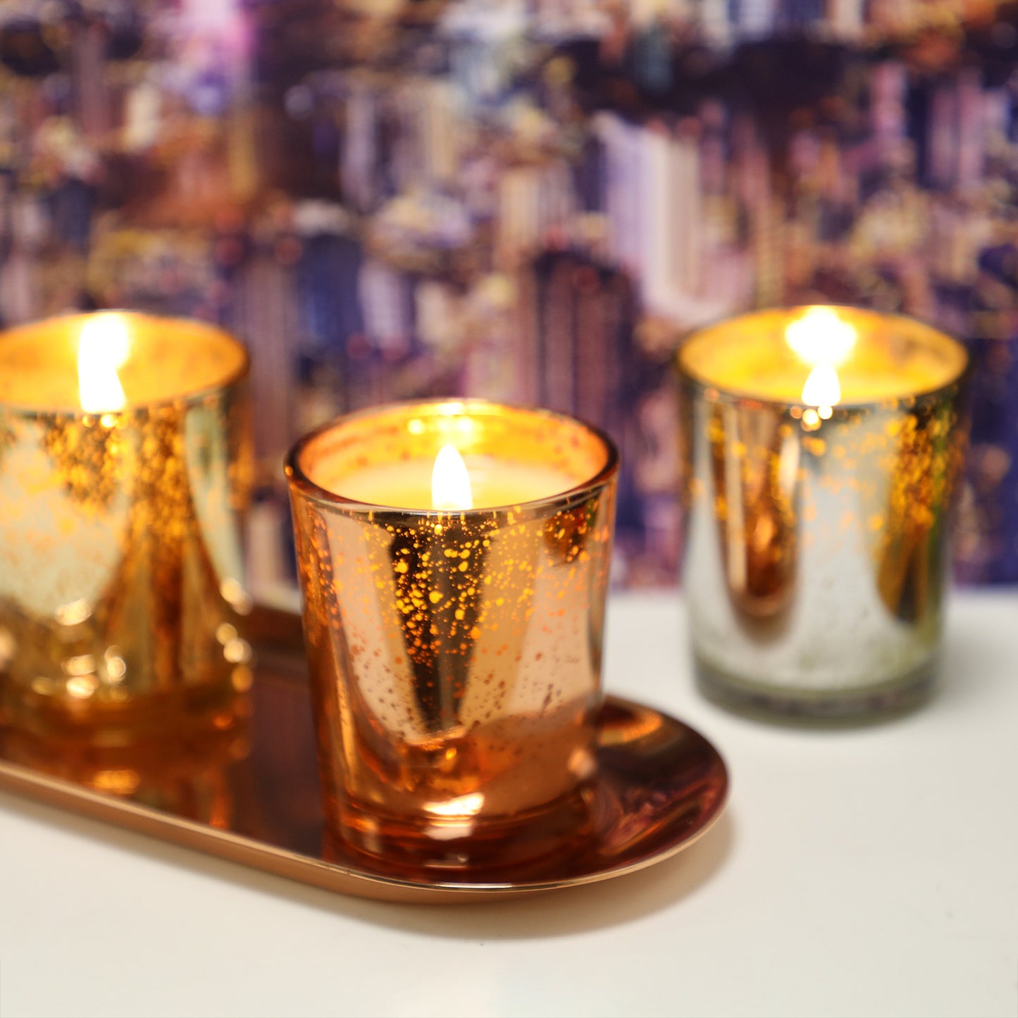 Golden Star Cup Aromatherapy Candle - Various Scents