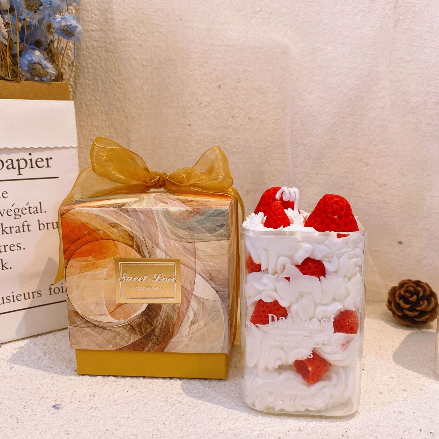 Fruit Cup Aromatherapy Candles - Various Scents