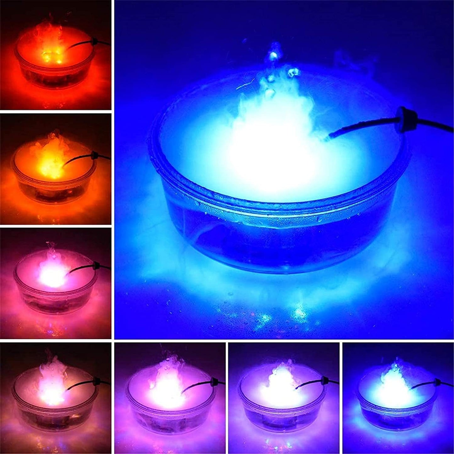 Pumpkin Bucket for Halloween - Color Changing with Smoke & Lights
