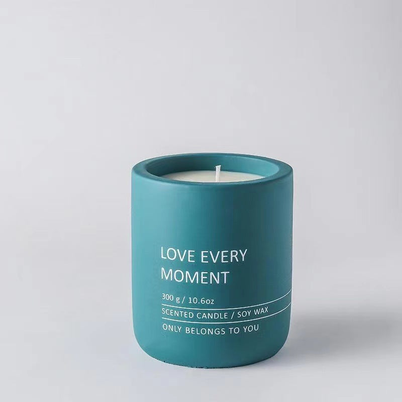 Ceramic Cup Essential Oil Aromatherapy Candles - Various Colors