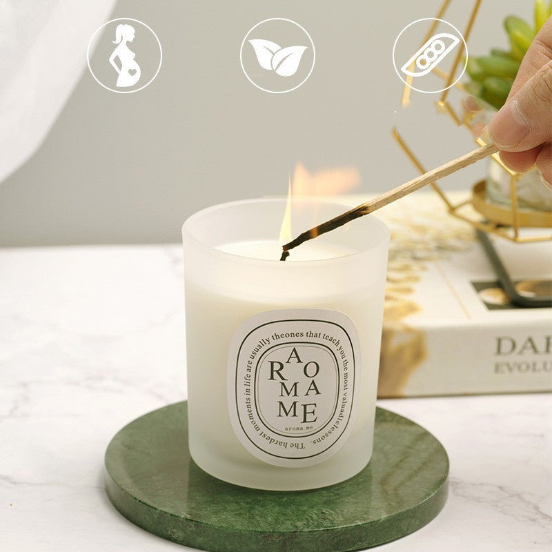 Frosted Cup Aromatherapy Candle - Various Scents