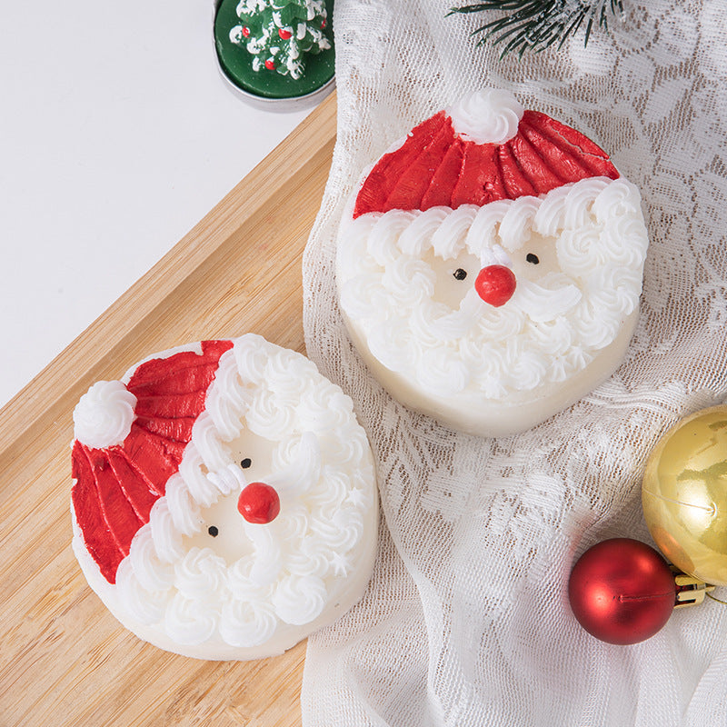 Santa Claus Aromatherapy Cake Candle