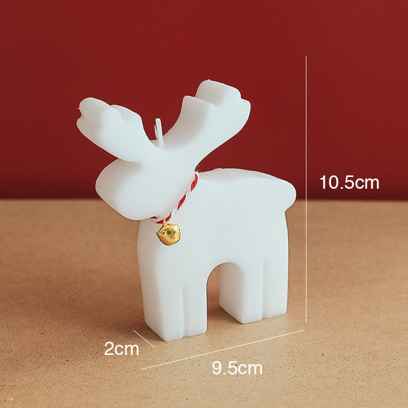 Christmas Snowman & Elk Scented Candle