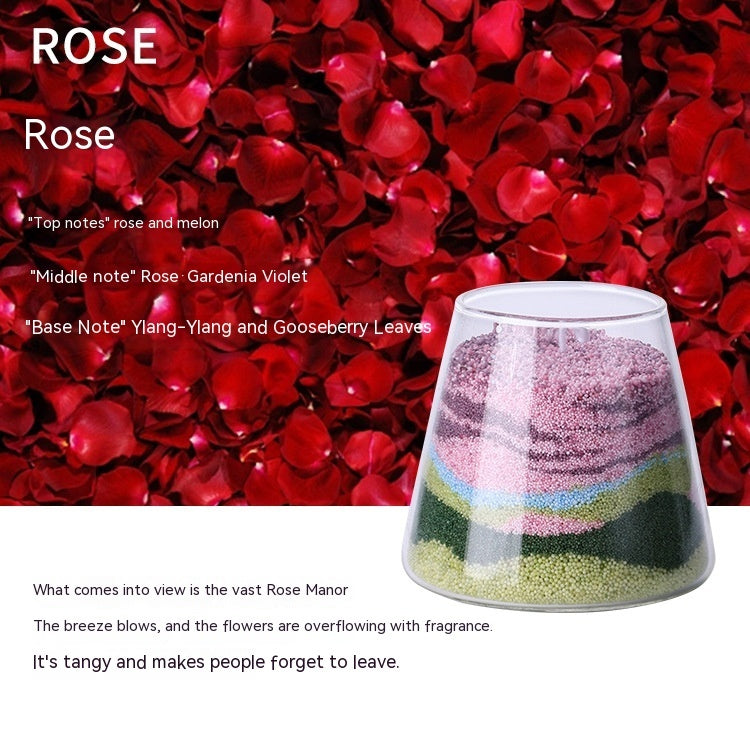 Sand-Painted Romantic Healing Aromatherapy Soybean Candles - Various Scents