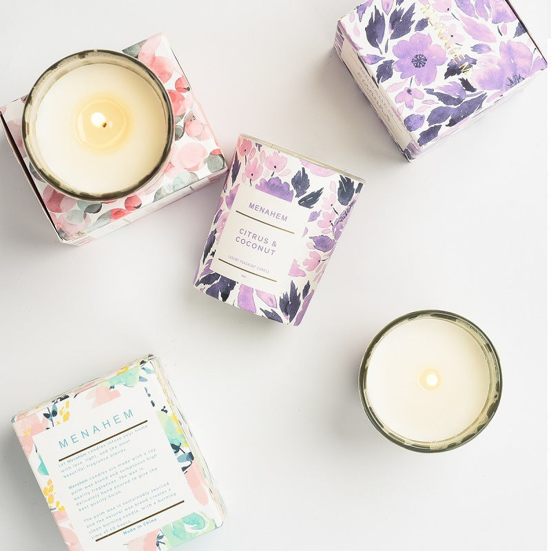 Smoke-free Aromatherapy Flower Candle - Various Scents