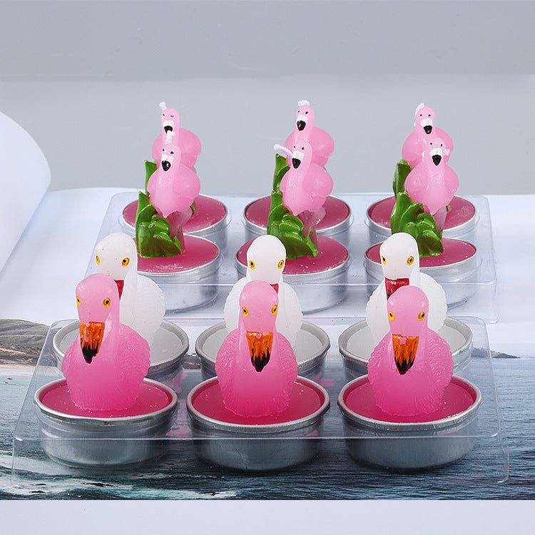 Flamingo Candles