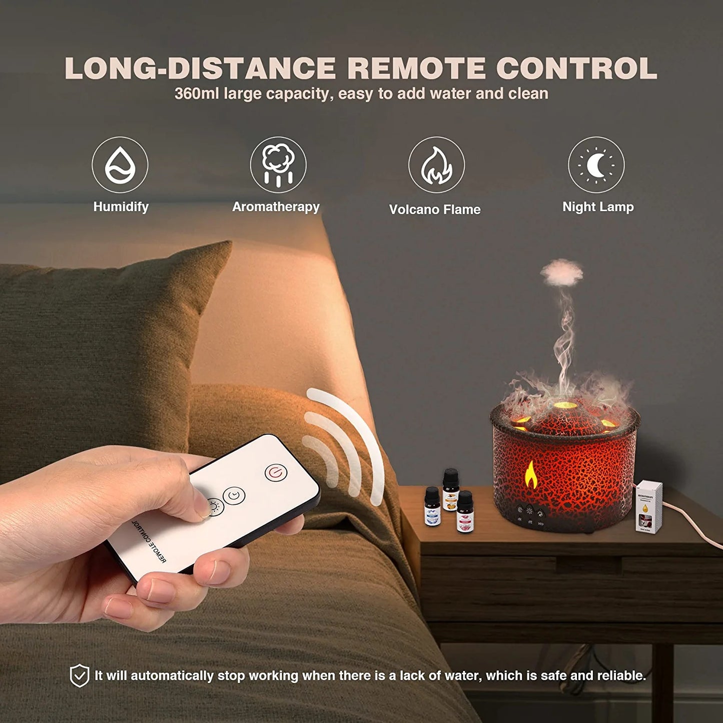 Jellyfish Fire Volcano Diffuser