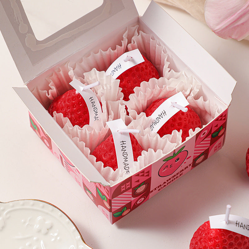 Powder Strawberry Aromatherapy Candle