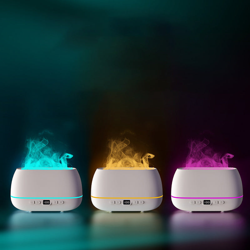 3D Flame Flame Aromatherapy Diffuser 200ml USB