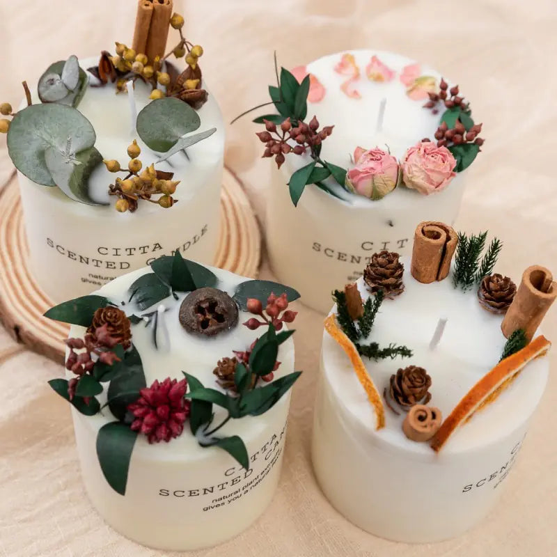 Soy Wax Romantic Aromatherapy Candles