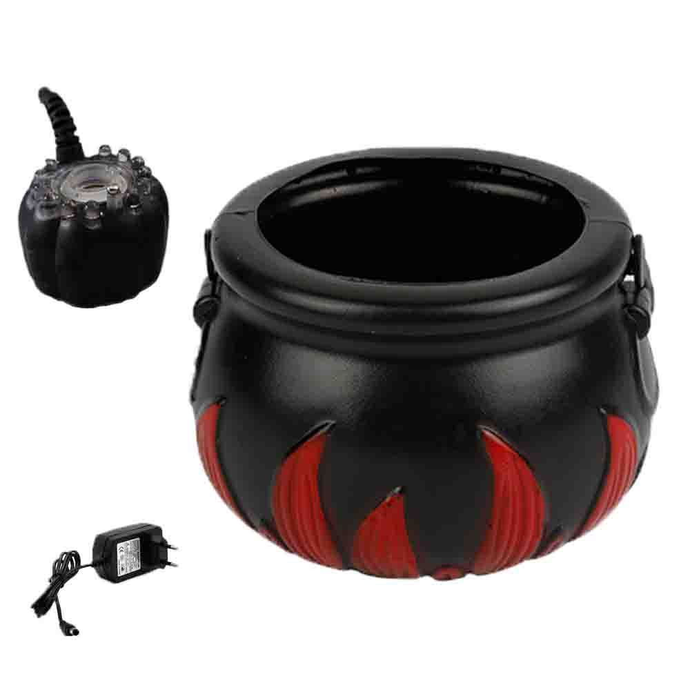 Pumpkin Bucket for Halloween - Color Changing with Smoke & Lights