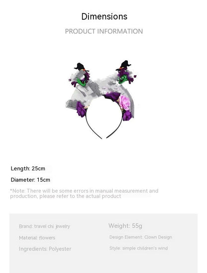 Halloween Clown Hair Band