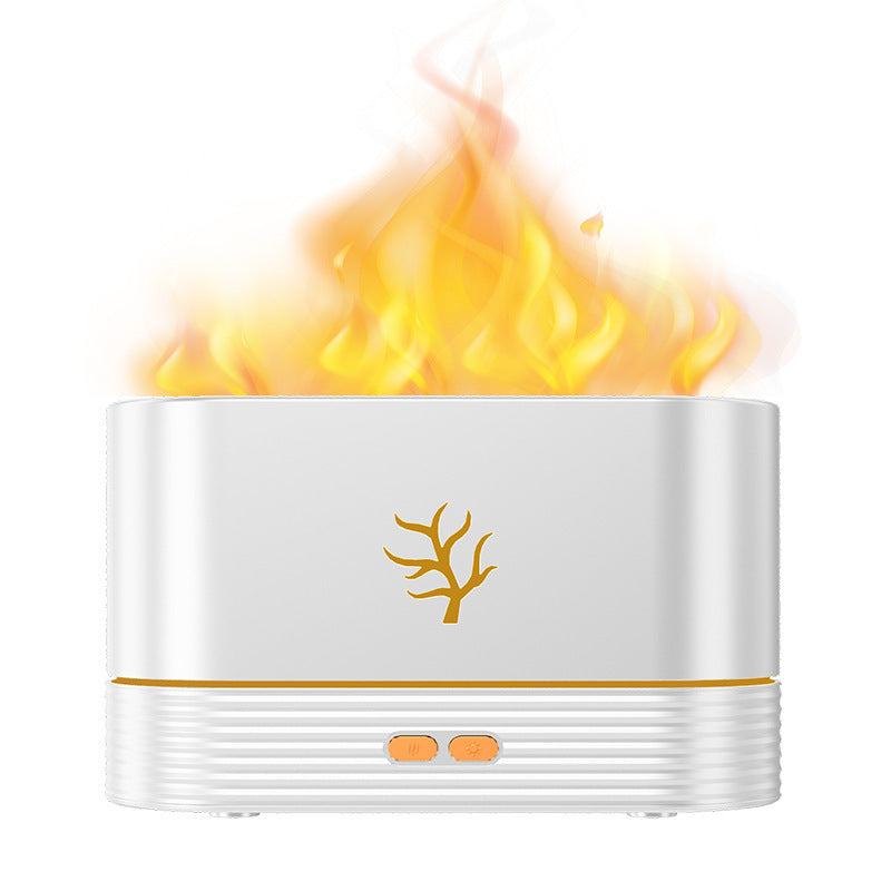 LED Flame Ultrasonic Diffuser for Essential Oils