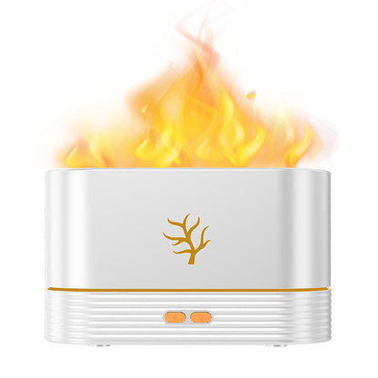 LED Flame Ultrasonic Diffuser for Essential Oils