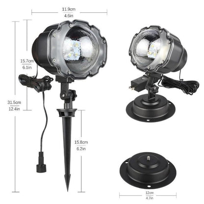 LED Christmas Light Projector Snow