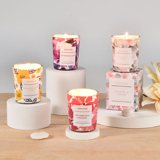 Smoke-free Aromatherapy Flower Candle - Various Scents