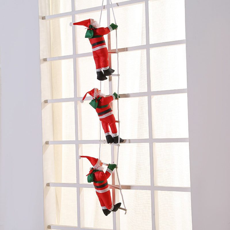 Christmas Ornaments - Santa Claus Ladder