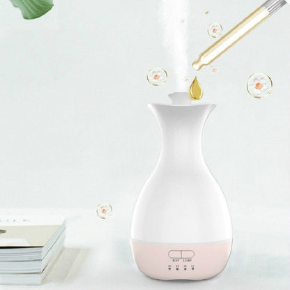 Ultrasonic Air Humidifier Flower Arrangement Essential Oil Diffuser With Colorful Night Light 200ML