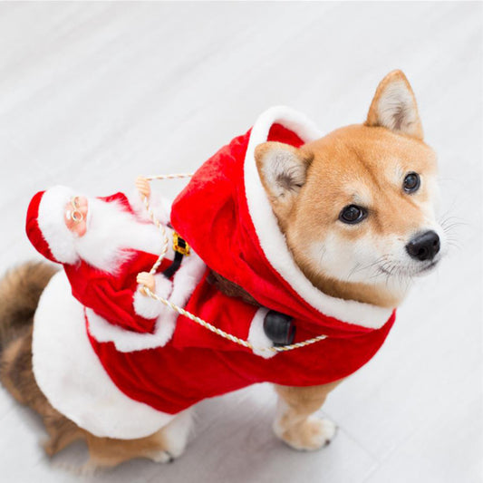 Elf Pet Dog Christmas Costume