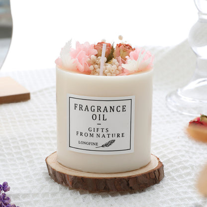 Dried Flower Romantic Candles - Various Scents