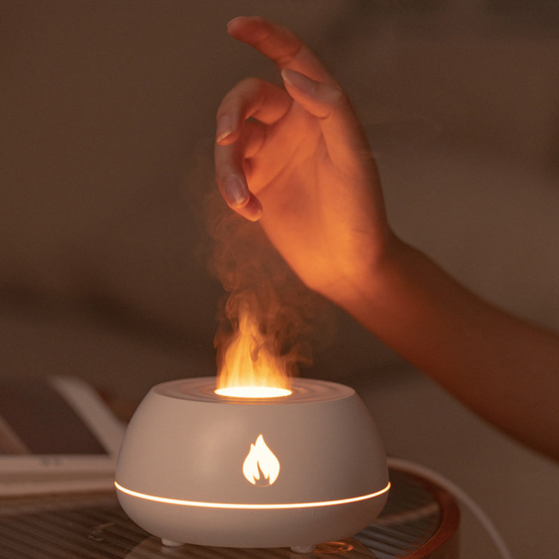 Flame Aromatherapy USB Diffuser 7 Colors 130ML