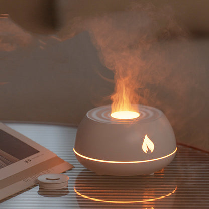 Flame Aromatherapy USB Diffuser 7 Colors 130ML