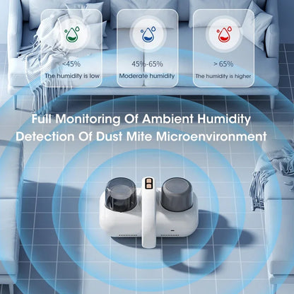Handheld Mattress Vacuum - Cordless Powerful Suction