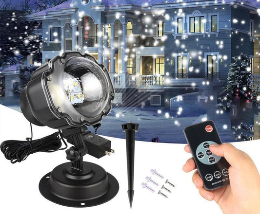 LED Christmas Light Projector Snow