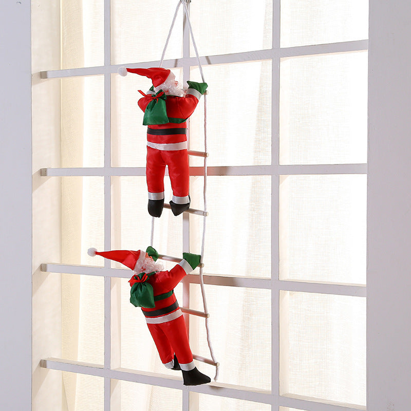 Christmas Ornaments - Santa Claus Ladder