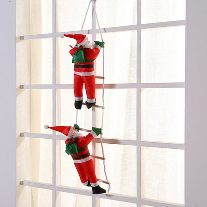Christmas Ornaments - Santa Claus Ladder