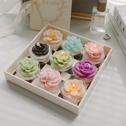 Rose Shape Aromatherapy Candle - Various Scents