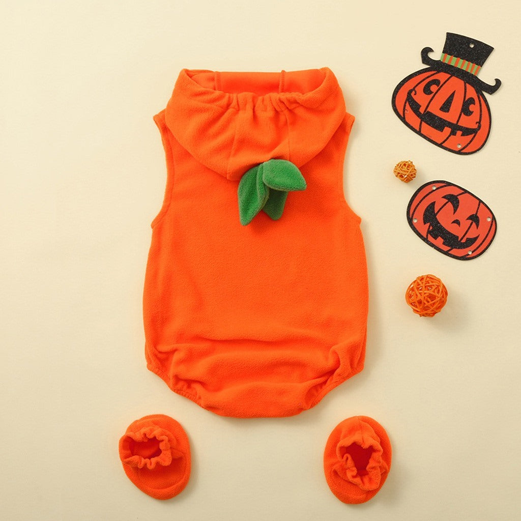 Halloween Baby Costume - Pumpkin Jumpsuit