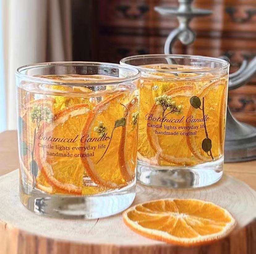 Dried Flower Rose Jelly Aromatherapy Candles