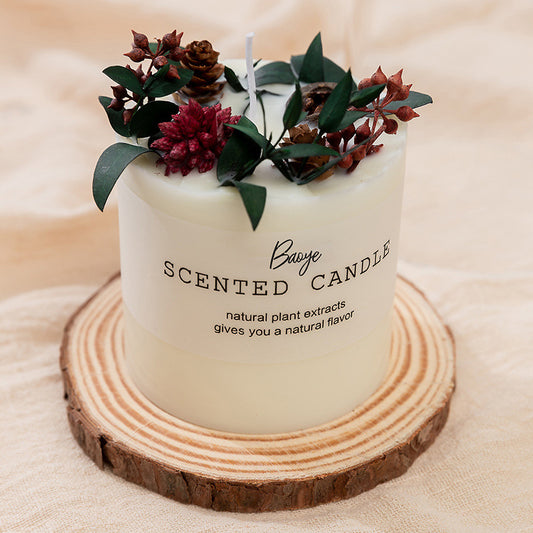 Scented Family Aromatic Soybean Candle Christmas or Birthday Gift