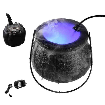 Pumpkin Bucket for Halloween - Color Changing with Smoke & Lights
