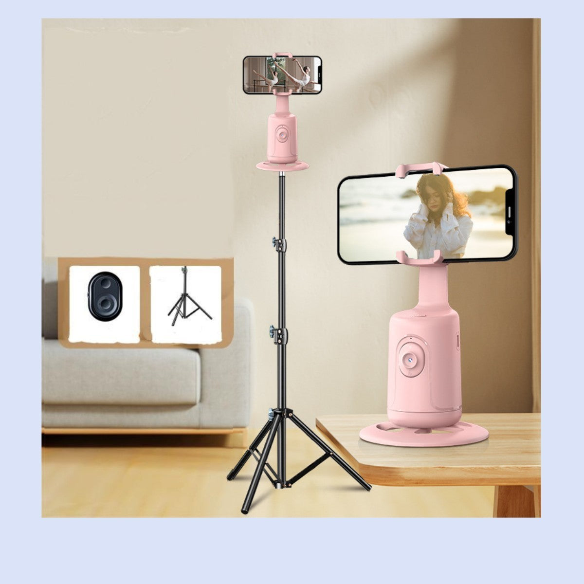 360 Intelligent Face Tracking Phone Holder