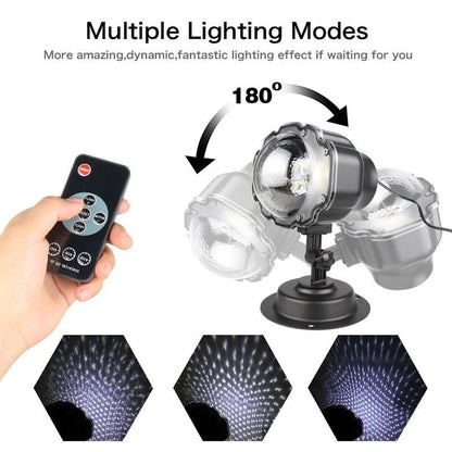 LED Christmas Light Projector Snow