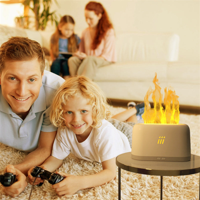 LED Flame Ultrasonic Diffuser for Essential Oils