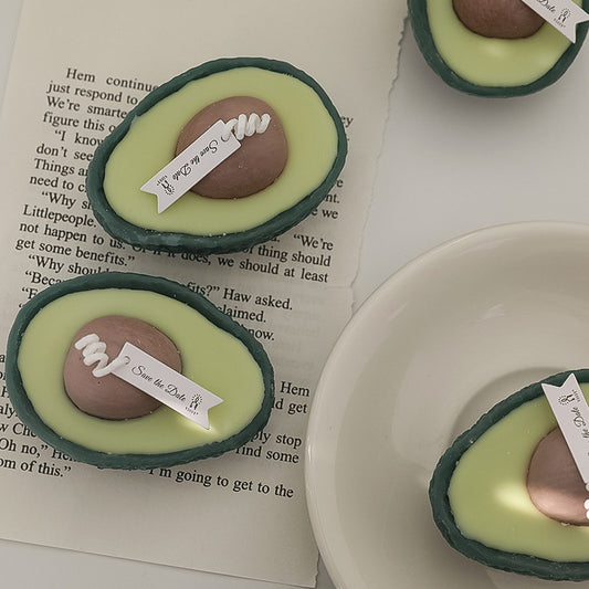 Handmade Avocado Candle