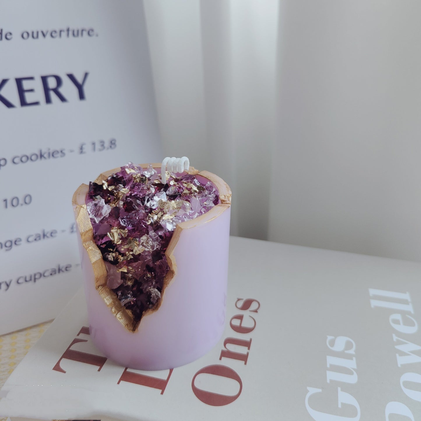 Crystal Aromatherapy Candle - Birthday Gift
