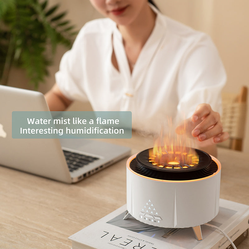 Remote Control Volcano Humidifier Diffuser