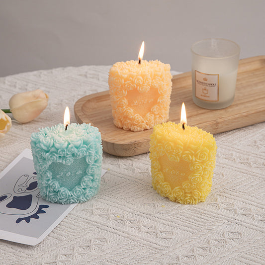 Flower Cluster Aromatherapy Candle - Various Scents